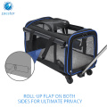 Extendable handle  Travel Carrier Wheels Airline Approved Soft Sided Pet Carrier bag